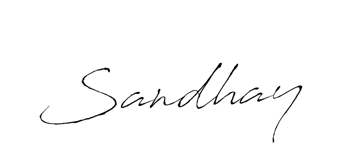 How to make Sandhay name signature. Use Antro_Vectra style for creating short signs online. This is the latest handwritten sign. Sandhay signature style 6 images and pictures png