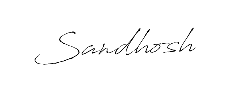Once you've used our free online signature maker to create your best signature Antro_Vectra style, it's time to enjoy all of the benefits that Sandhosh name signing documents. Sandhosh signature style 6 images and pictures png
