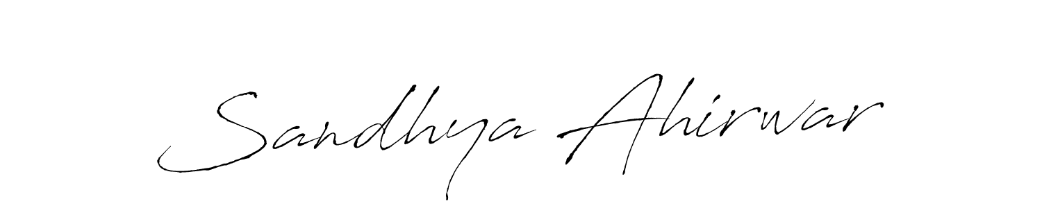 Antro_Vectra is a professional signature style that is perfect for those who want to add a touch of class to their signature. It is also a great choice for those who want to make their signature more unique. Get Sandhya Ahirwar name to fancy signature for free. Sandhya Ahirwar signature style 6 images and pictures png