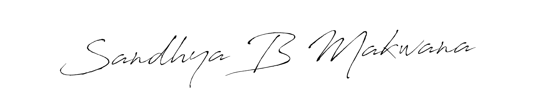 You can use this online signature creator to create a handwritten signature for the name Sandhya B Makwana. This is the best online autograph maker. Sandhya B Makwana signature style 6 images and pictures png