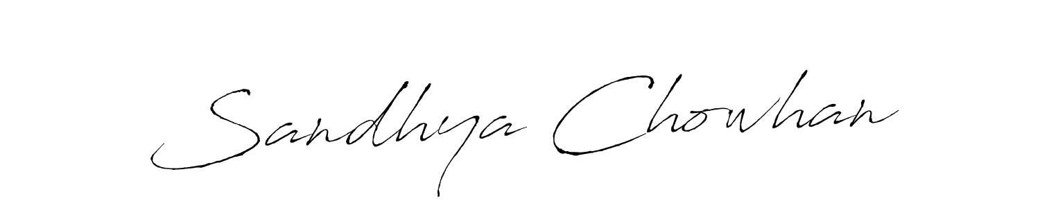 You should practise on your own different ways (Antro_Vectra) to write your name (Sandhya Chowhan) in signature. don't let someone else do it for you. Sandhya Chowhan signature style 6 images and pictures png