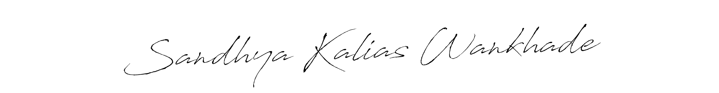 Also You can easily find your signature by using the search form. We will create Sandhya Kalias Wankhade name handwritten signature images for you free of cost using Antro_Vectra sign style. Sandhya Kalias Wankhade signature style 6 images and pictures png