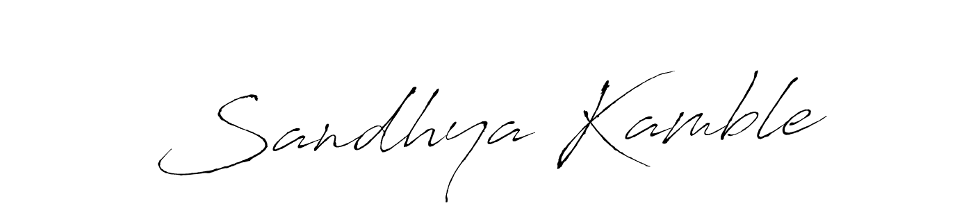 You should practise on your own different ways (Antro_Vectra) to write your name (Sandhya Kamble) in signature. don't let someone else do it for you. Sandhya Kamble signature style 6 images and pictures png