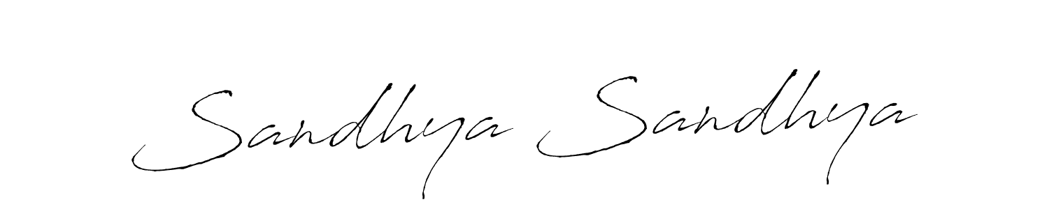 Use a signature maker to create a handwritten signature online. With this signature software, you can design (Antro_Vectra) your own signature for name Sandhya Sandhya. Sandhya Sandhya signature style 6 images and pictures png