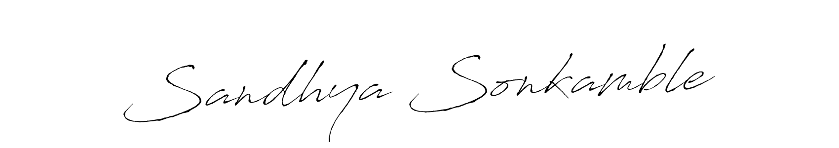 You should practise on your own different ways (Antro_Vectra) to write your name (Sandhya Sonkamble) in signature. don't let someone else do it for you. Sandhya Sonkamble signature style 6 images and pictures png