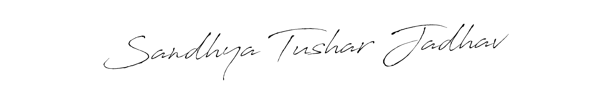 How to Draw Sandhya Tushar Jadhav signature style? Antro_Vectra is a latest design signature styles for name Sandhya Tushar Jadhav. Sandhya Tushar Jadhav signature style 6 images and pictures png