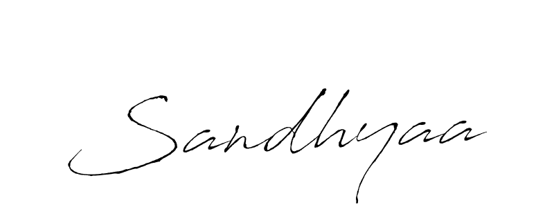 How to make Sandhyaa name signature. Use Antro_Vectra style for creating short signs online. This is the latest handwritten sign. Sandhyaa signature style 6 images and pictures png