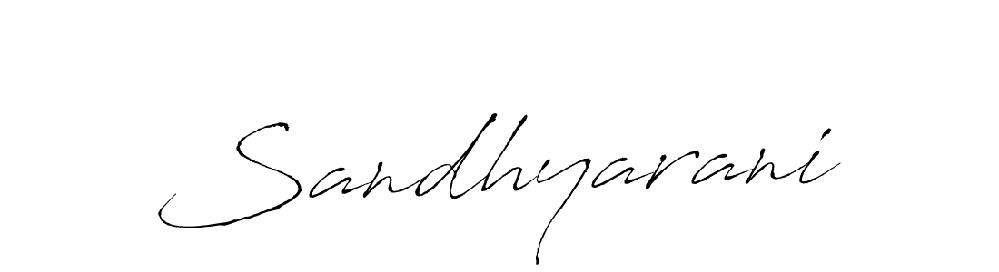 How to make Sandhyarani name signature. Use Antro_Vectra style for creating short signs online. This is the latest handwritten sign. Sandhyarani signature style 6 images and pictures png