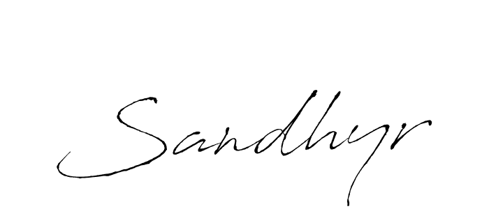 The best way (Antro_Vectra) to make a short signature is to pick only two or three words in your name. The name Sandhyr include a total of six letters. For converting this name. Sandhyr signature style 6 images and pictures png