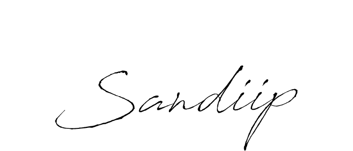 Use a signature maker to create a handwritten signature online. With this signature software, you can design (Antro_Vectra) your own signature for name Sandiip. Sandiip signature style 6 images and pictures png