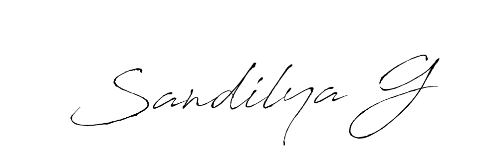 Here are the top 10 professional signature styles for the name Sandilya G. These are the best autograph styles you can use for your name. Sandilya G signature style 6 images and pictures png