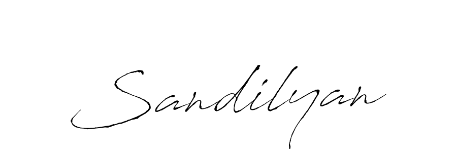 It looks lik you need a new signature style for name Sandilyan. Design unique handwritten (Antro_Vectra) signature with our free signature maker in just a few clicks. Sandilyan signature style 6 images and pictures png