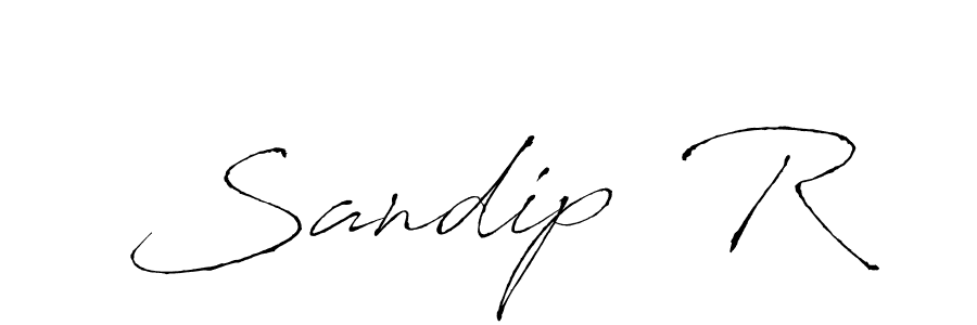 Antro_Vectra is a professional signature style that is perfect for those who want to add a touch of class to their signature. It is also a great choice for those who want to make their signature more unique. Get Sandip  R name to fancy signature for free. Sandip  R signature style 6 images and pictures png