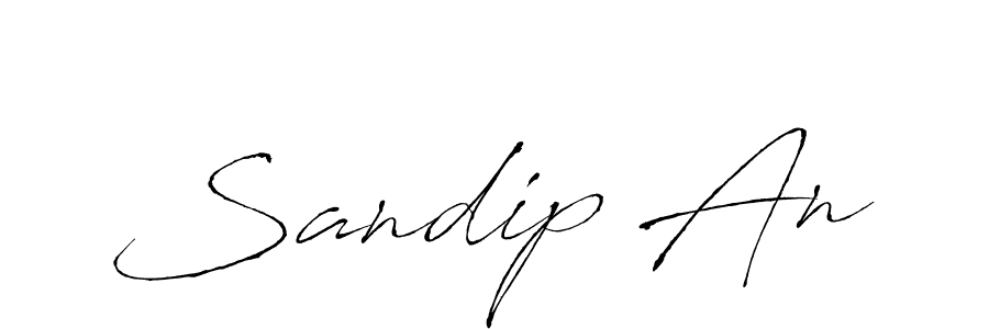 It looks lik you need a new signature style for name Sandip An. Design unique handwritten (Antro_Vectra) signature with our free signature maker in just a few clicks. Sandip An signature style 6 images and pictures png