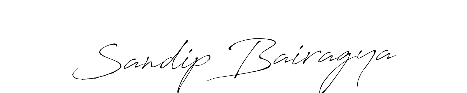 Make a beautiful signature design for name Sandip Bairagya. With this signature (Antro_Vectra) style, you can create a handwritten signature for free. Sandip Bairagya signature style 6 images and pictures png