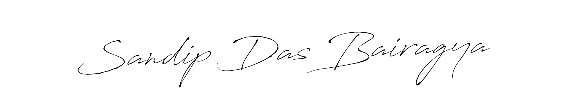 Create a beautiful signature design for name Sandip Das Bairagya. With this signature (Antro_Vectra) fonts, you can make a handwritten signature for free. Sandip Das Bairagya signature style 6 images and pictures png