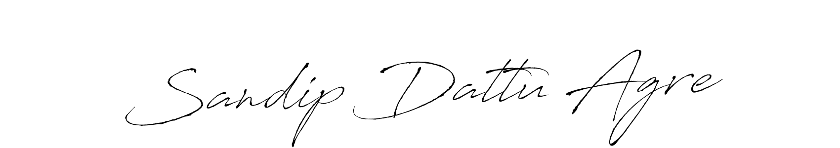 You should practise on your own different ways (Antro_Vectra) to write your name (Sandip Dattu Agre) in signature. don't let someone else do it for you. Sandip Dattu Agre signature style 6 images and pictures png