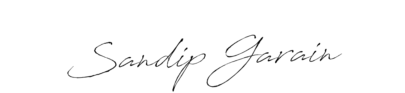 How to make Sandip Garain name signature. Use Antro_Vectra style for creating short signs online. This is the latest handwritten sign. Sandip Garain signature style 6 images and pictures png