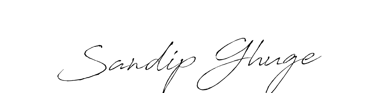 How to make Sandip Ghuge signature? Antro_Vectra is a professional autograph style. Create handwritten signature for Sandip Ghuge name. Sandip Ghuge signature style 6 images and pictures png
