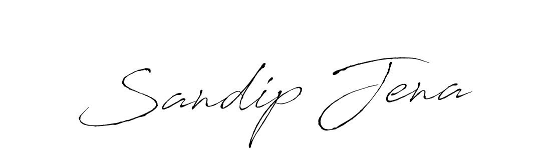 You should practise on your own different ways (Antro_Vectra) to write your name (Sandip Jena) in signature. don't let someone else do it for you. Sandip Jena signature style 6 images and pictures png