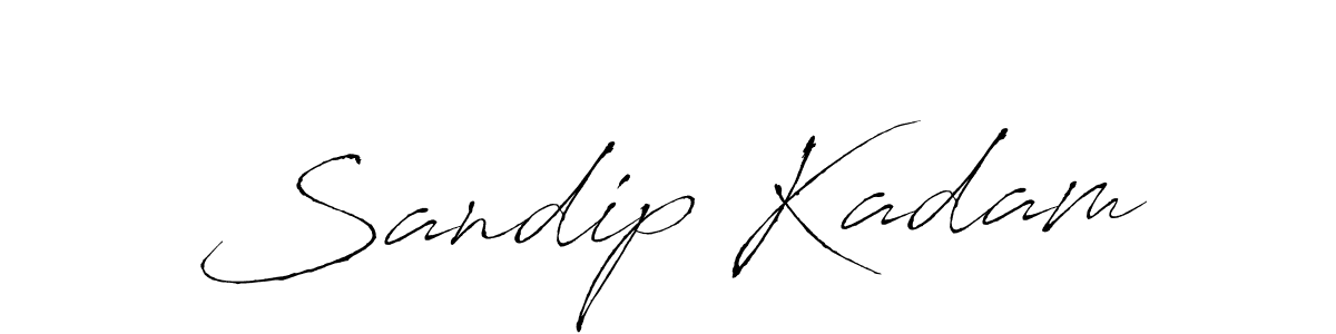 Create a beautiful signature design for name Sandip Kadam. With this signature (Antro_Vectra) fonts, you can make a handwritten signature for free. Sandip Kadam signature style 6 images and pictures png