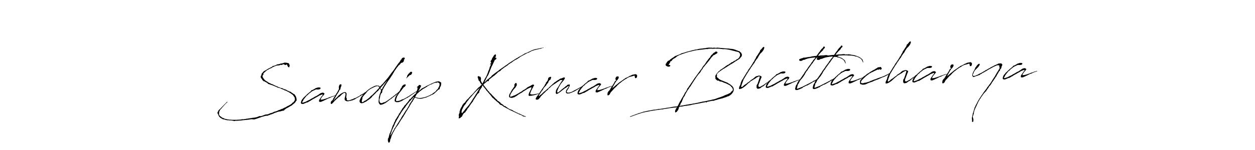 Design your own signature with our free online signature maker. With this signature software, you can create a handwritten (Antro_Vectra) signature for name Sandip Kumar Bhattacharya. Sandip Kumar Bhattacharya signature style 6 images and pictures png