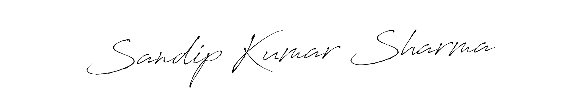 Sandip Kumar Sharma stylish signature style. Best Handwritten Sign (Antro_Vectra) for my name. Handwritten Signature Collection Ideas for my name Sandip Kumar Sharma. Sandip Kumar Sharma signature style 6 images and pictures png