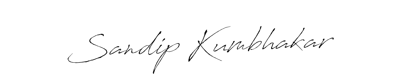 Create a beautiful signature design for name Sandip Kumbhakar. With this signature (Antro_Vectra) fonts, you can make a handwritten signature for free. Sandip Kumbhakar signature style 6 images and pictures png