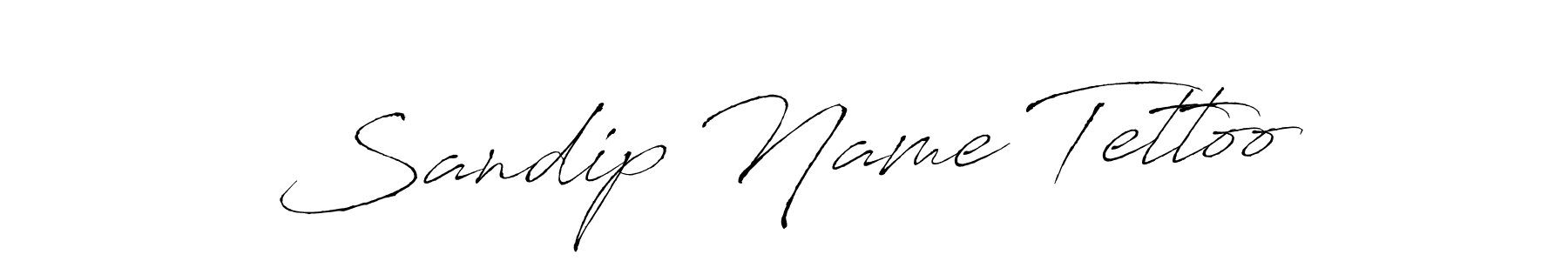 How to make Sandip Name Tettoo name signature. Use Antro_Vectra style for creating short signs online. This is the latest handwritten sign. Sandip Name Tettoo signature style 6 images and pictures png