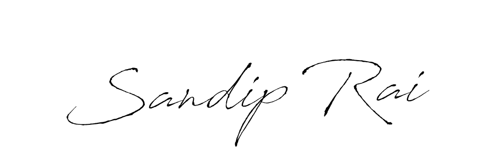 Create a beautiful signature design for name Sandip Rai. With this signature (Antro_Vectra) fonts, you can make a handwritten signature for free. Sandip Rai signature style 6 images and pictures png