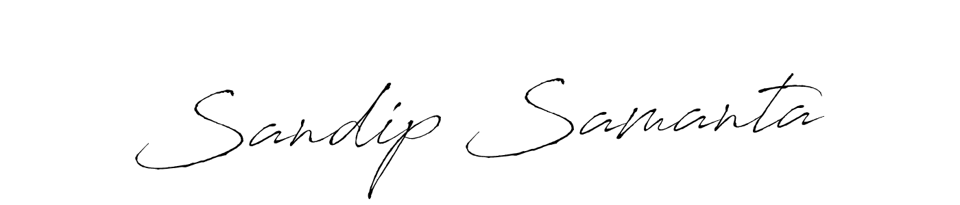 It looks lik you need a new signature style for name Sandip Samanta. Design unique handwritten (Antro_Vectra) signature with our free signature maker in just a few clicks. Sandip Samanta signature style 6 images and pictures png