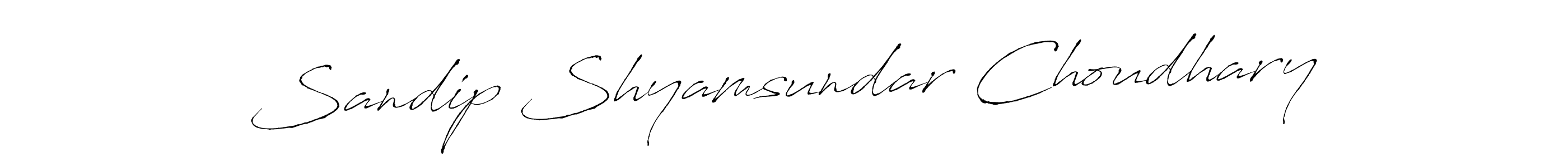 Design your own signature with our free online signature maker. With this signature software, you can create a handwritten (Antro_Vectra) signature for name Sandip Shyamsundar Choudhary. Sandip Shyamsundar Choudhary signature style 6 images and pictures png