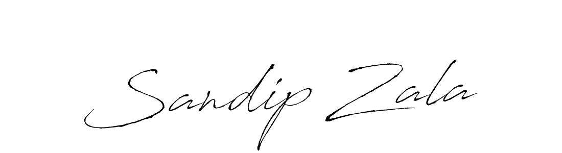 Also we have Sandip Zala name is the best signature style. Create professional handwritten signature collection using Antro_Vectra autograph style. Sandip Zala signature style 6 images and pictures png