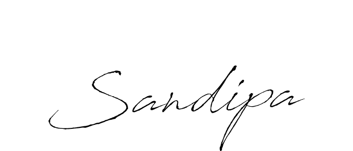 Use a signature maker to create a handwritten signature online. With this signature software, you can design (Antro_Vectra) your own signature for name Sandipa. Sandipa signature style 6 images and pictures png