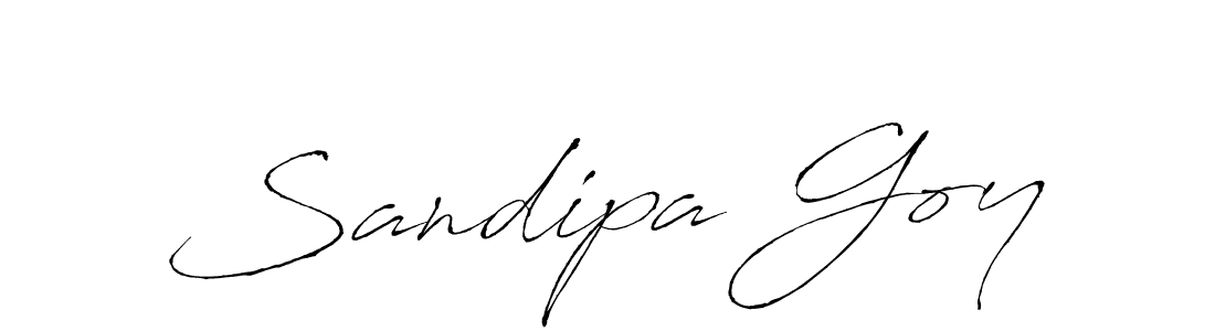 Create a beautiful signature design for name Sandipa Goy. With this signature (Antro_Vectra) fonts, you can make a handwritten signature for free. Sandipa Goy signature style 6 images and pictures png