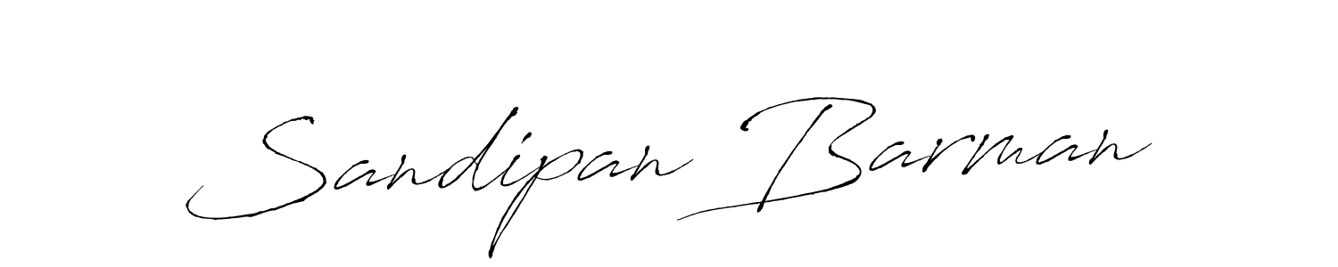 Make a beautiful signature design for name Sandipan Barman. With this signature (Antro_Vectra) style, you can create a handwritten signature for free. Sandipan Barman signature style 6 images and pictures png