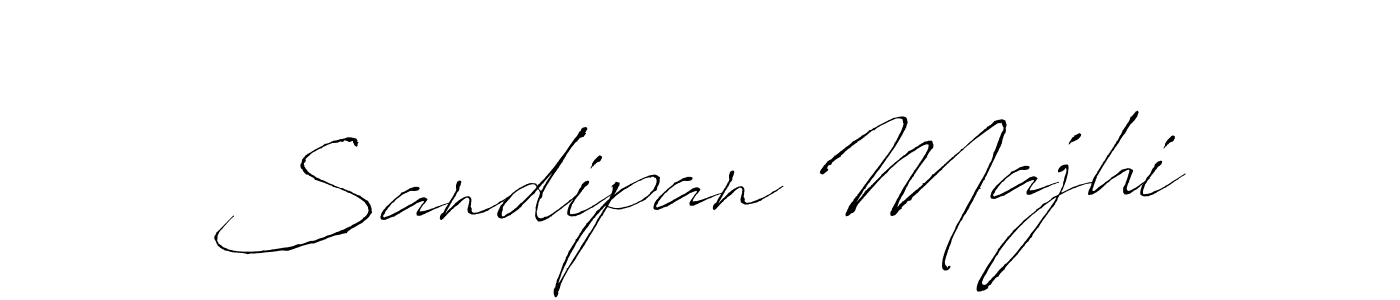 Make a beautiful signature design for name Sandipan Majhi. With this signature (Antro_Vectra) style, you can create a handwritten signature for free. Sandipan Majhi signature style 6 images and pictures png