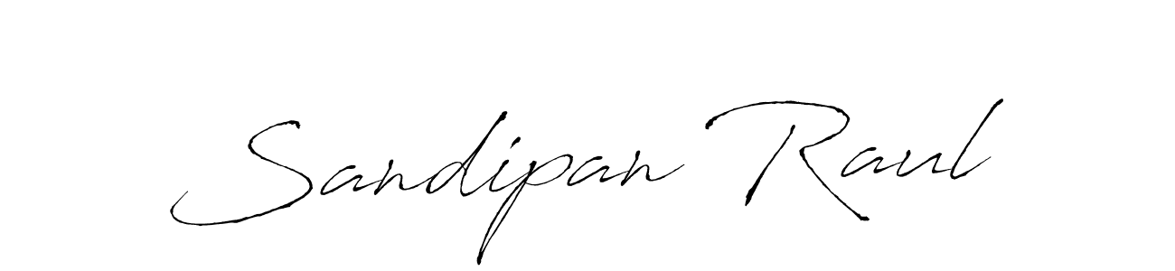 How to make Sandipan Raul signature? Antro_Vectra is a professional autograph style. Create handwritten signature for Sandipan Raul name. Sandipan Raul signature style 6 images and pictures png