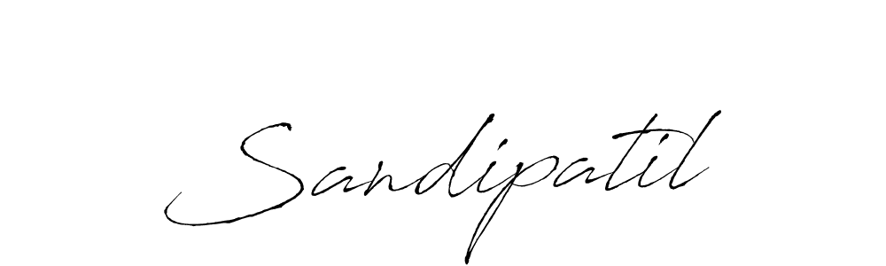 Make a beautiful signature design for name Sandipatil. With this signature (Antro_Vectra) style, you can create a handwritten signature for free. Sandipatil signature style 6 images and pictures png