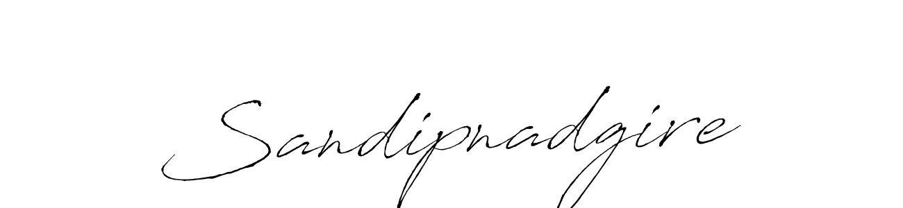 Use a signature maker to create a handwritten signature online. With this signature software, you can design (Antro_Vectra) your own signature for name Sandipnadgire. Sandipnadgire signature style 6 images and pictures png