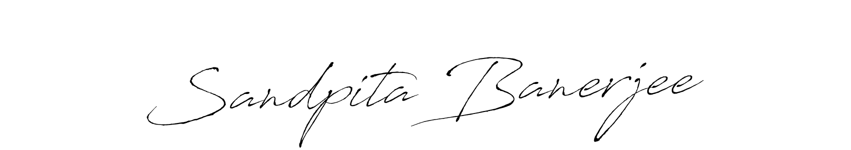 Sandpita Banerjee stylish signature style. Best Handwritten Sign (Antro_Vectra) for my name. Handwritten Signature Collection Ideas for my name Sandpita Banerjee. Sandpita Banerjee signature style 6 images and pictures png