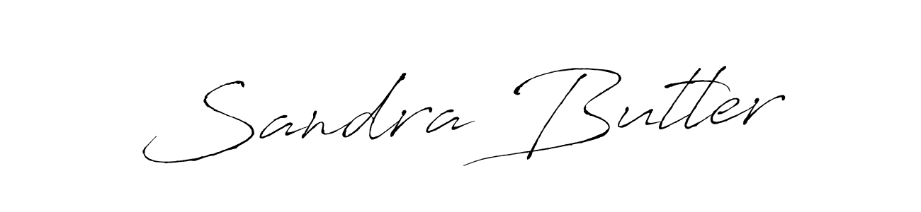 How to make Sandra Butler name signature. Use Antro_Vectra style for creating short signs online. This is the latest handwritten sign. Sandra Butler signature style 6 images and pictures png