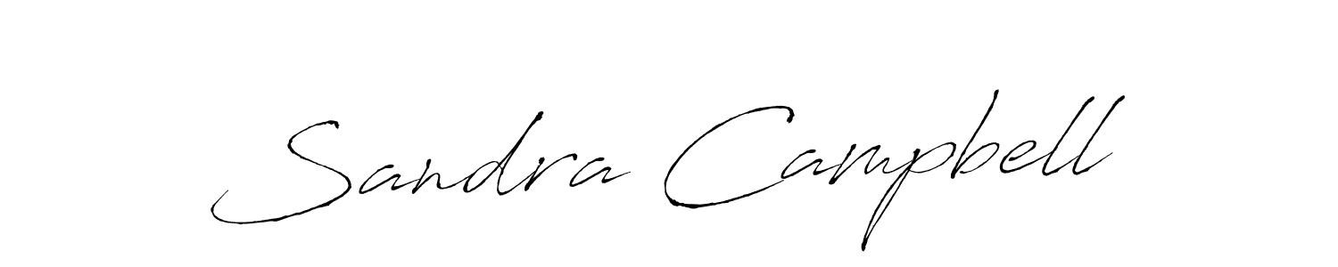 Use a signature maker to create a handwritten signature online. With this signature software, you can design (Antro_Vectra) your own signature for name Sandra Campbell. Sandra Campbell signature style 6 images and pictures png