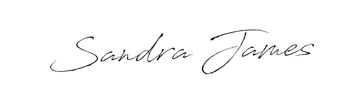Design your own signature with our free online signature maker. With this signature software, you can create a handwritten (Antro_Vectra) signature for name Sandra James. Sandra James signature style 6 images and pictures png