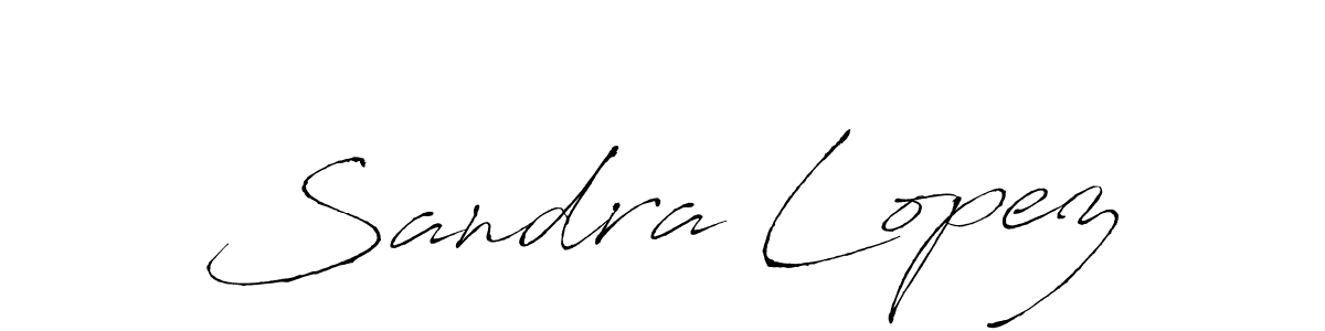 Make a beautiful signature design for name Sandra Lopez. With this signature (Antro_Vectra) style, you can create a handwritten signature for free. Sandra Lopez signature style 6 images and pictures png