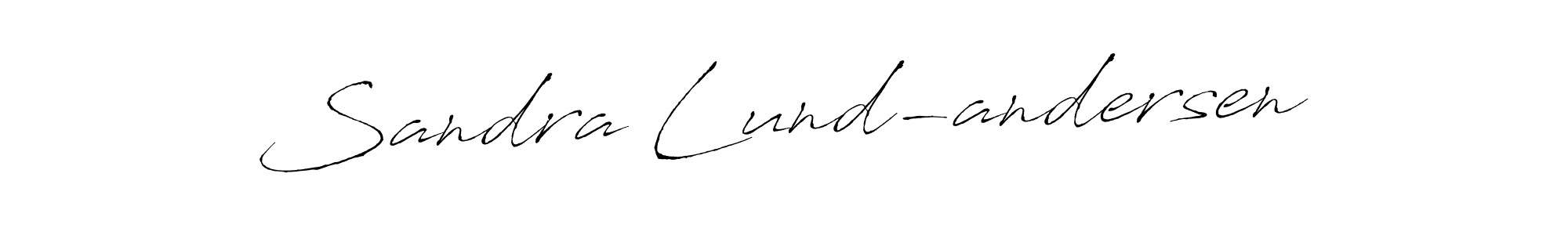 Create a beautiful signature design for name Sandra Lund-andersen. With this signature (Antro_Vectra) fonts, you can make a handwritten signature for free. Sandra Lund-andersen signature style 6 images and pictures png