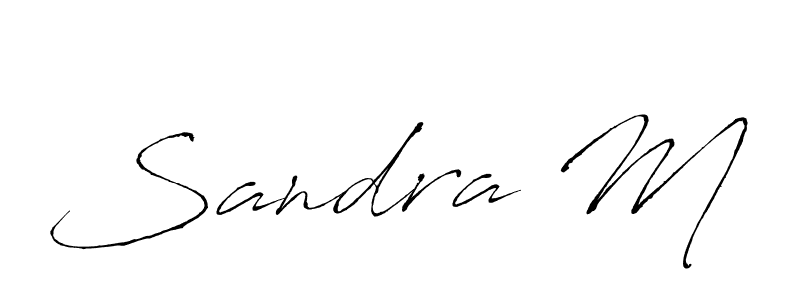 Antro_Vectra is a professional signature style that is perfect for those who want to add a touch of class to their signature. It is also a great choice for those who want to make their signature more unique. Get Sandra M name to fancy signature for free. Sandra M signature style 6 images and pictures png