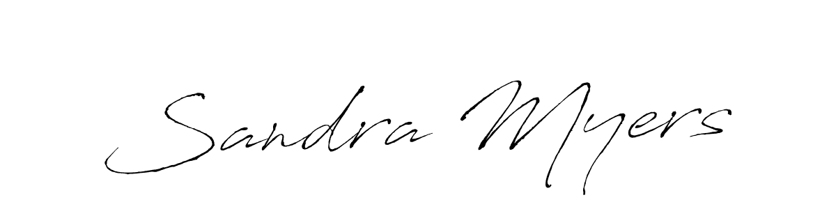 Create a beautiful signature design for name Sandra Myers. With this signature (Antro_Vectra) fonts, you can make a handwritten signature for free. Sandra Myers signature style 6 images and pictures png