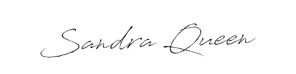 Sandra Queen stylish signature style. Best Handwritten Sign (Antro_Vectra) for my name. Handwritten Signature Collection Ideas for my name Sandra Queen. Sandra Queen signature style 6 images and pictures png