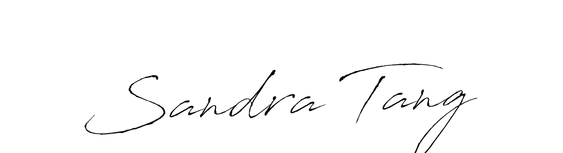 Use a signature maker to create a handwritten signature online. With this signature software, you can design (Antro_Vectra) your own signature for name Sandra Tang. Sandra Tang signature style 6 images and pictures png